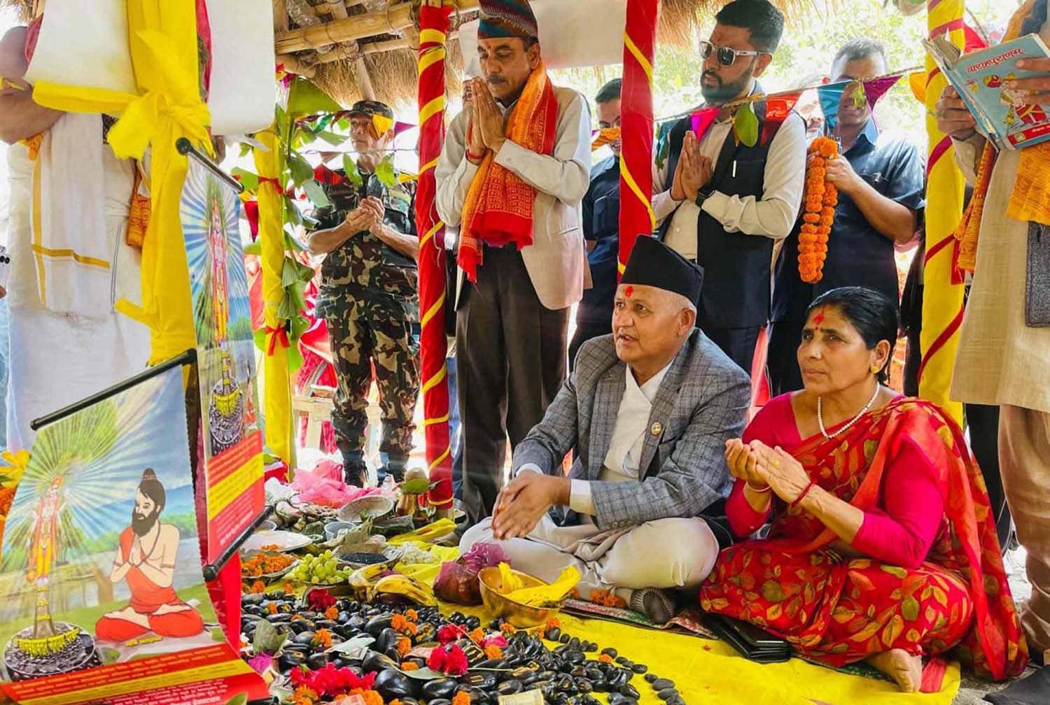 रुरु क्षेत्र धाममा शालिग्राम महोत्सव